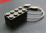 TC4 Titanium Alloy Brick Keychain