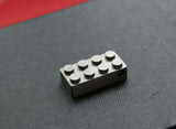 TC4 Titanium Alloy Brick Keychain