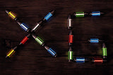 TC4 Titanium Bullet Glow Vial Pendant