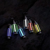 TC4 Titanium Bullet Glow Vial Pendant