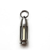 TC4 Titanium Bullet Glow Vial Pendant