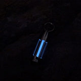 TC4 Titanium Bullet Glow Vial Pendant