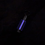 TC4 Titanium Bullet Glow Vial Pendant