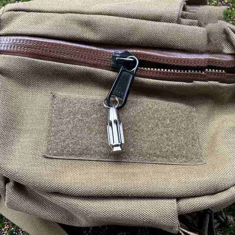 TC4 Titanium Bullet Glow Vial Pendant