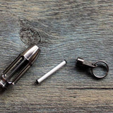 TC4 Titanium Bullet Glow Vial Pendant