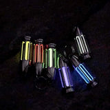 TC4 Titanium Bullet Glow Vial Pendant