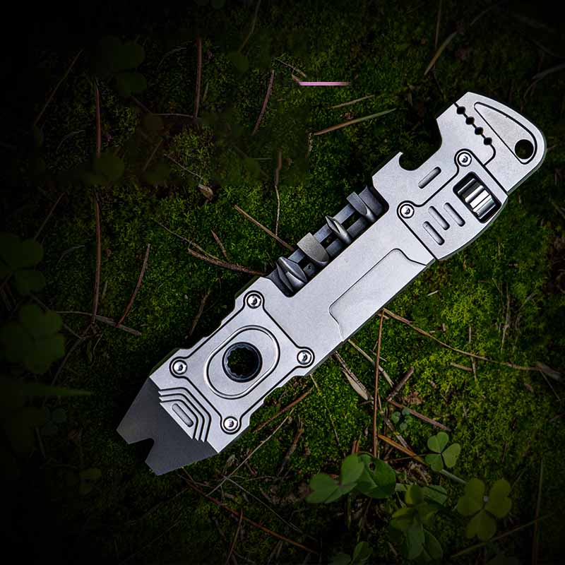TC4 Titanium EDC Pry Bar Multi Tool