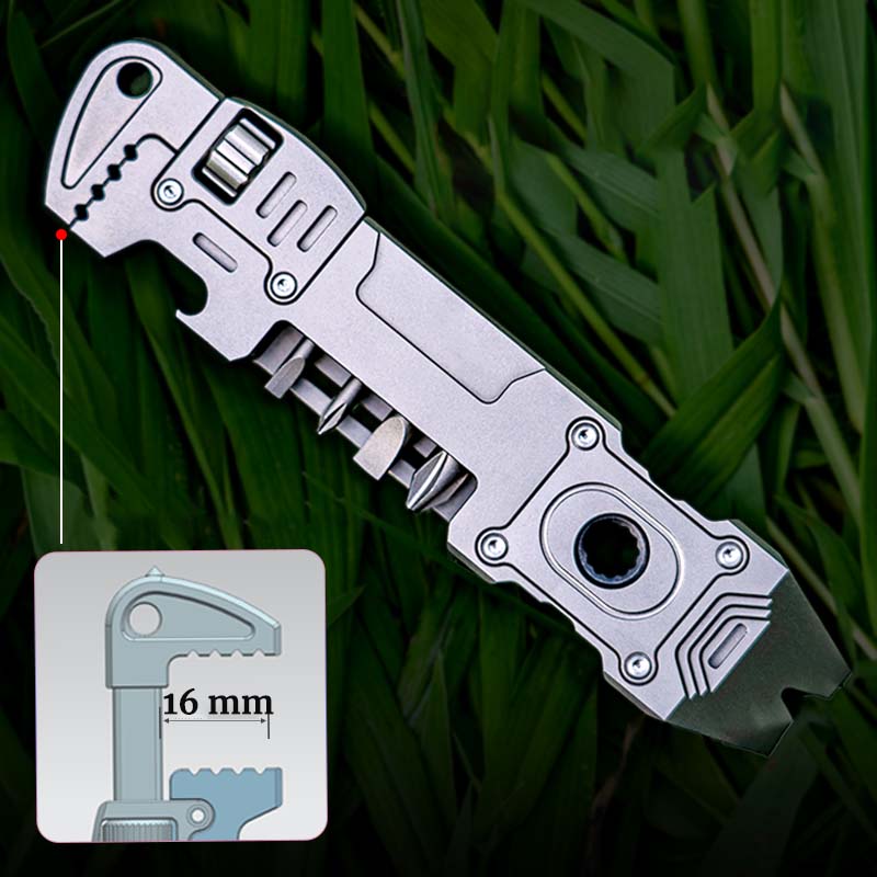 TC4 Titanium EDC Pry Bar Multi Tool