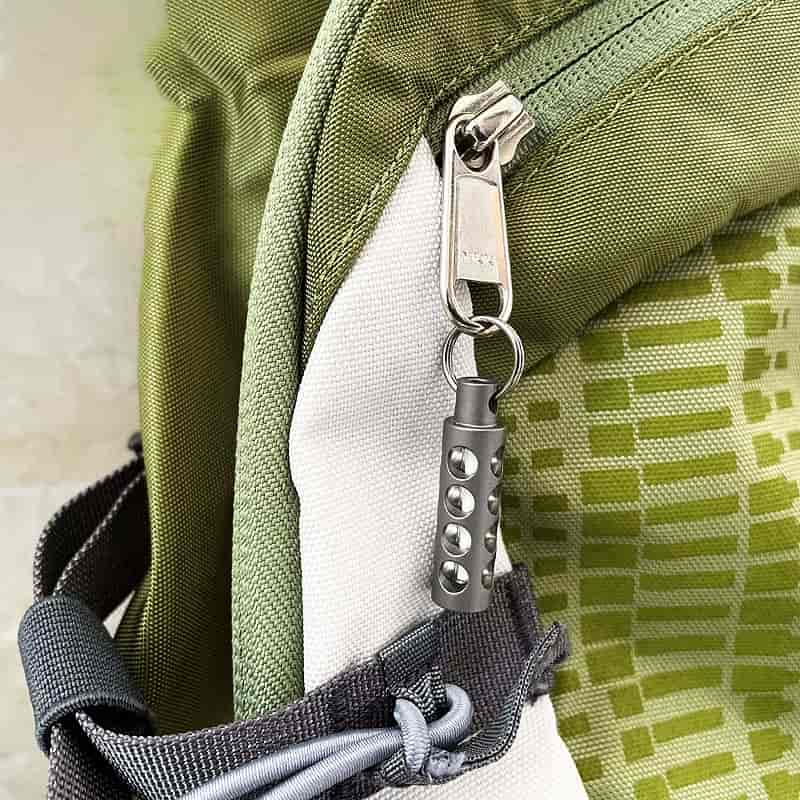 TC4 Titanium Glow Tube Keychain