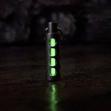 TC4 Titanium Glow Tube Keychain