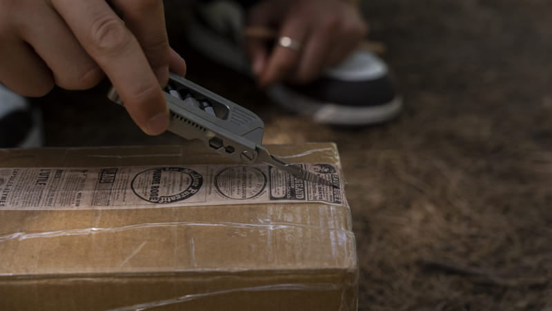 TC4 Titanium Pocket Tool with Folding Knife and Bit Set