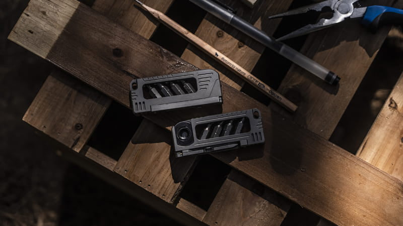 TC4 Titanium Pocket Tool with Folding Knife and Bit Set