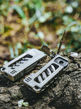 TC4 Titanium Pocket Tool with Folding Knife and Bit Set