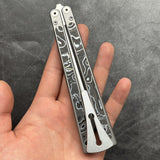 TC4 Titanium & Ultem Butterfly Folding Comb