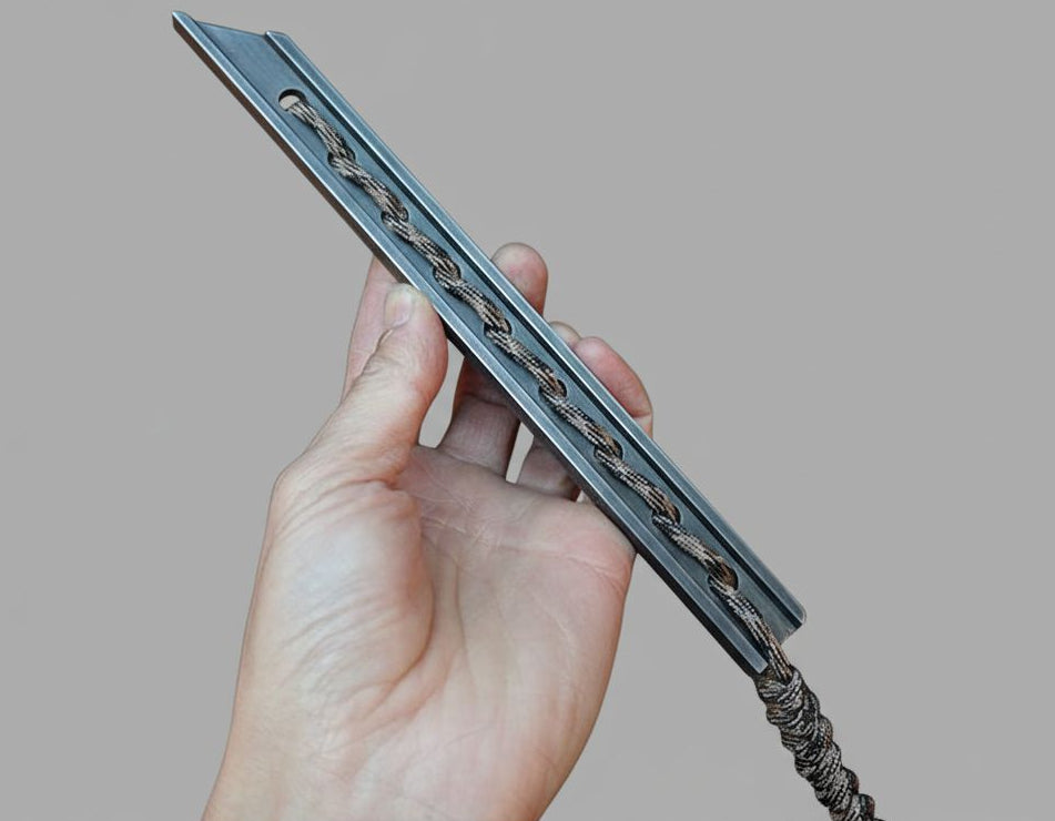 Titanium Channel Spike Precision Machined EDC Utility Tool
