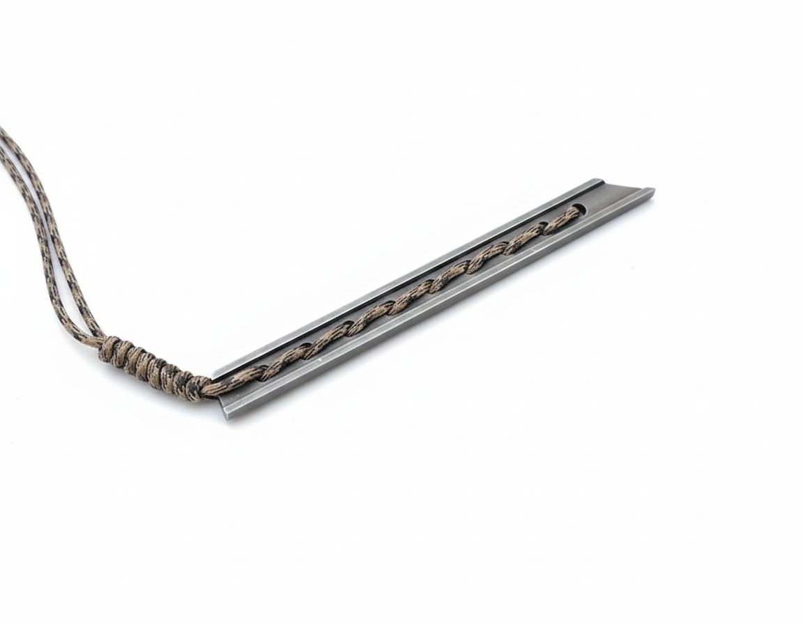 Titanium Channel Spike Precision Machined EDC Utility Tool