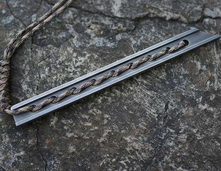 Titanium Channel Spike Precision Machined EDC Utility Tool