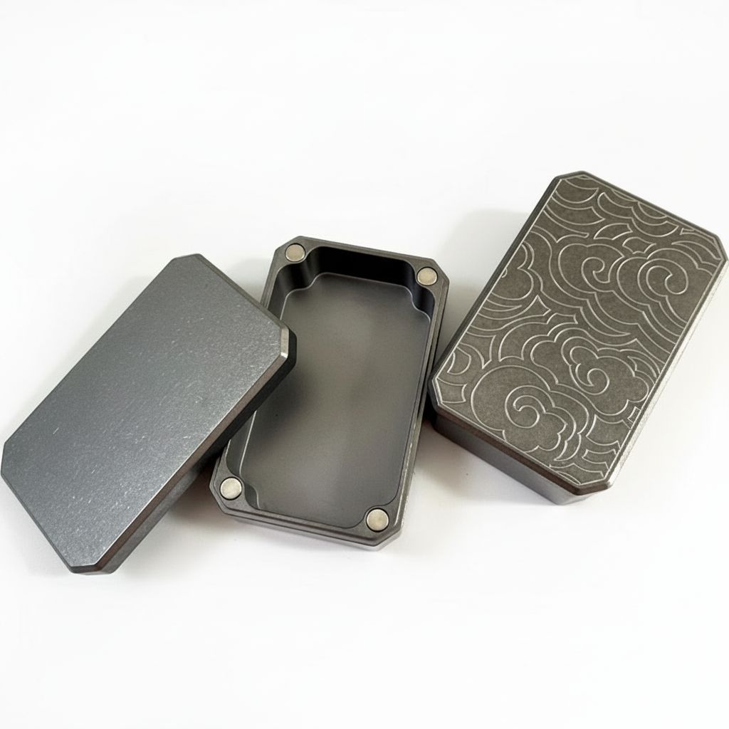 Titanium Magnetic Storage Box for EDC Gear and Daily Essentials