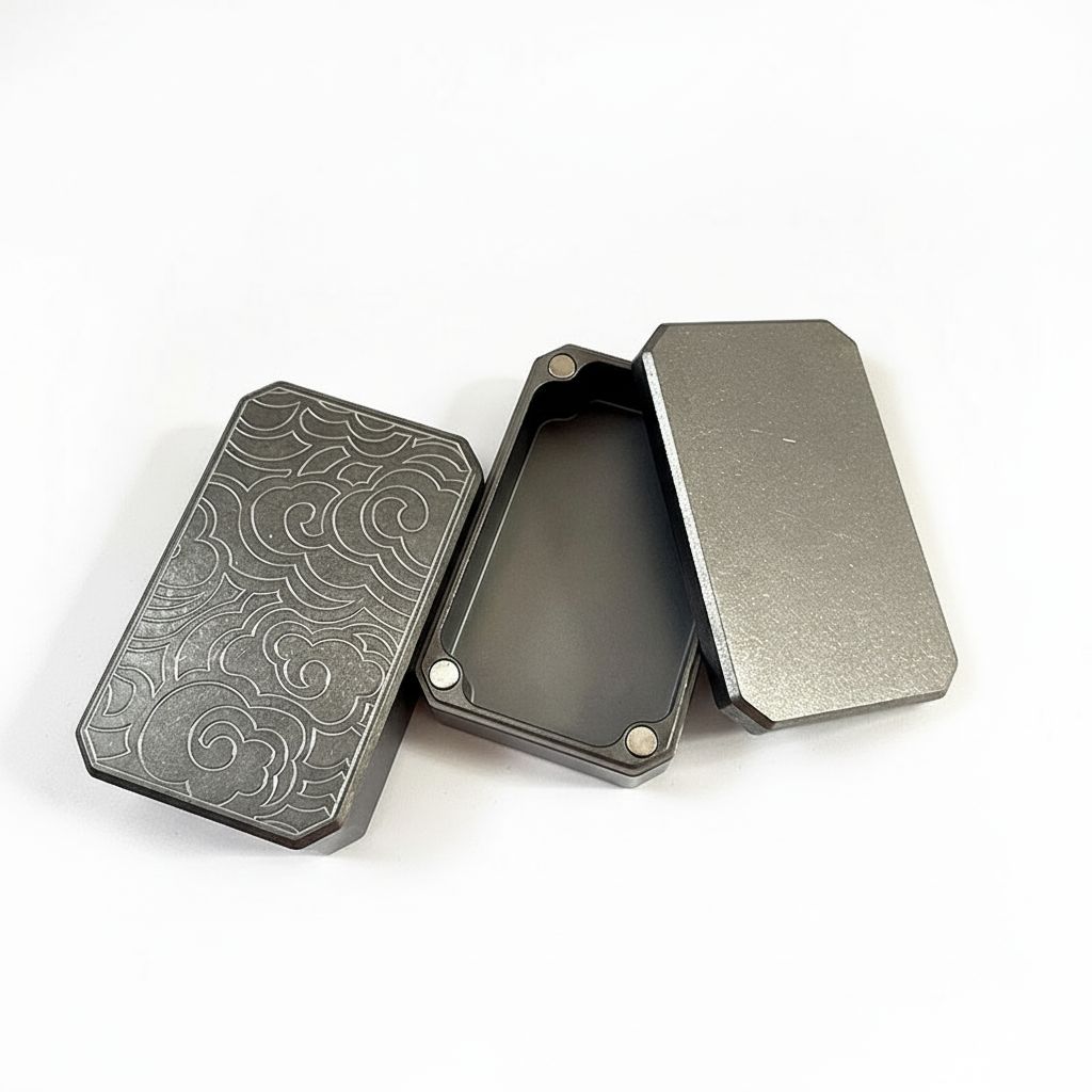 Titanium Magnetic Storage Box for EDC Gear and Daily Essentials