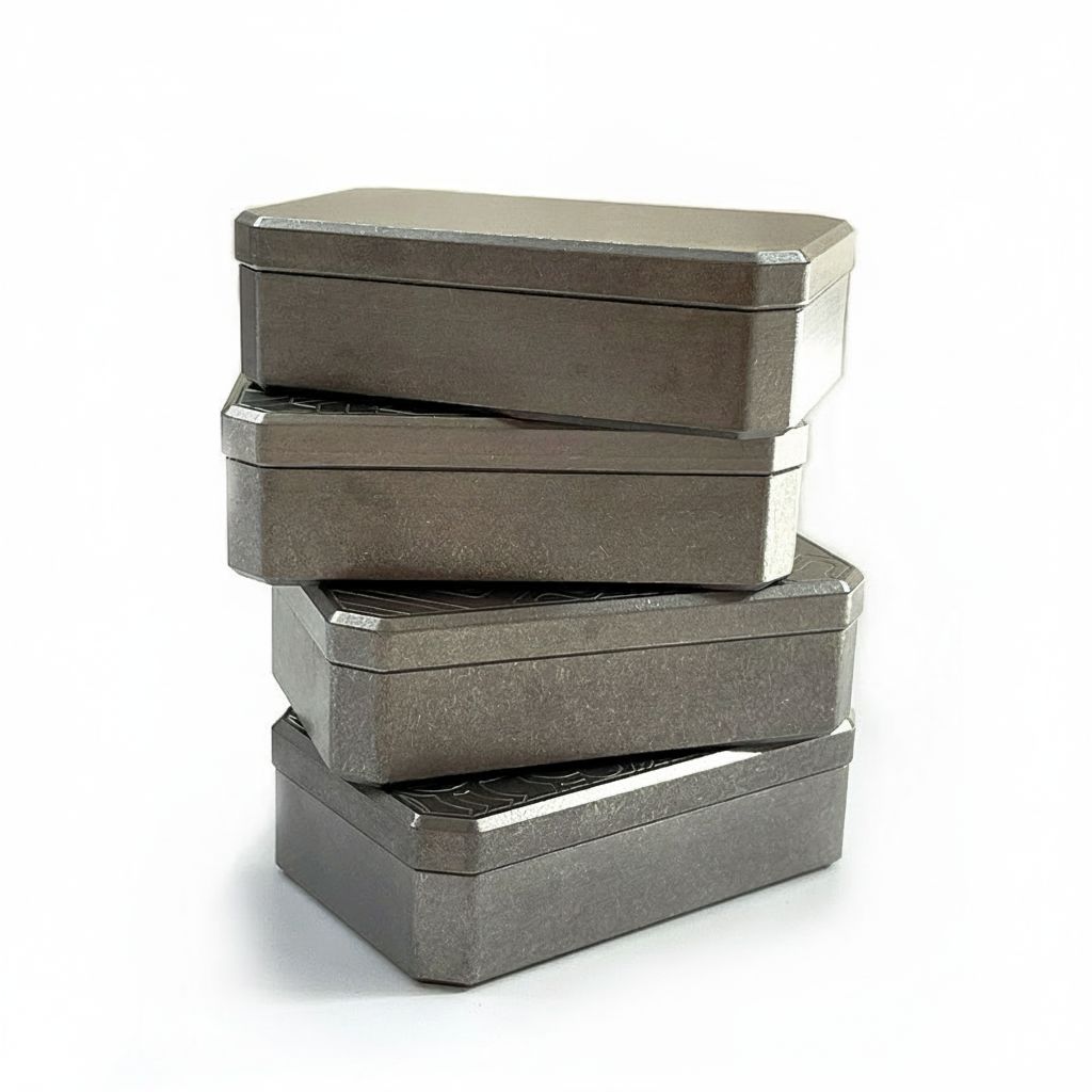 Titanium Magnetic Storage Box for EDC Gear and Daily Essentials