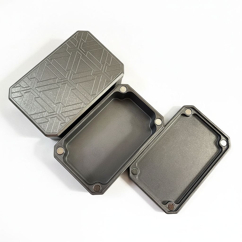 Titanium Magnetic Storage Box for EDC Gear and Daily Essentials
