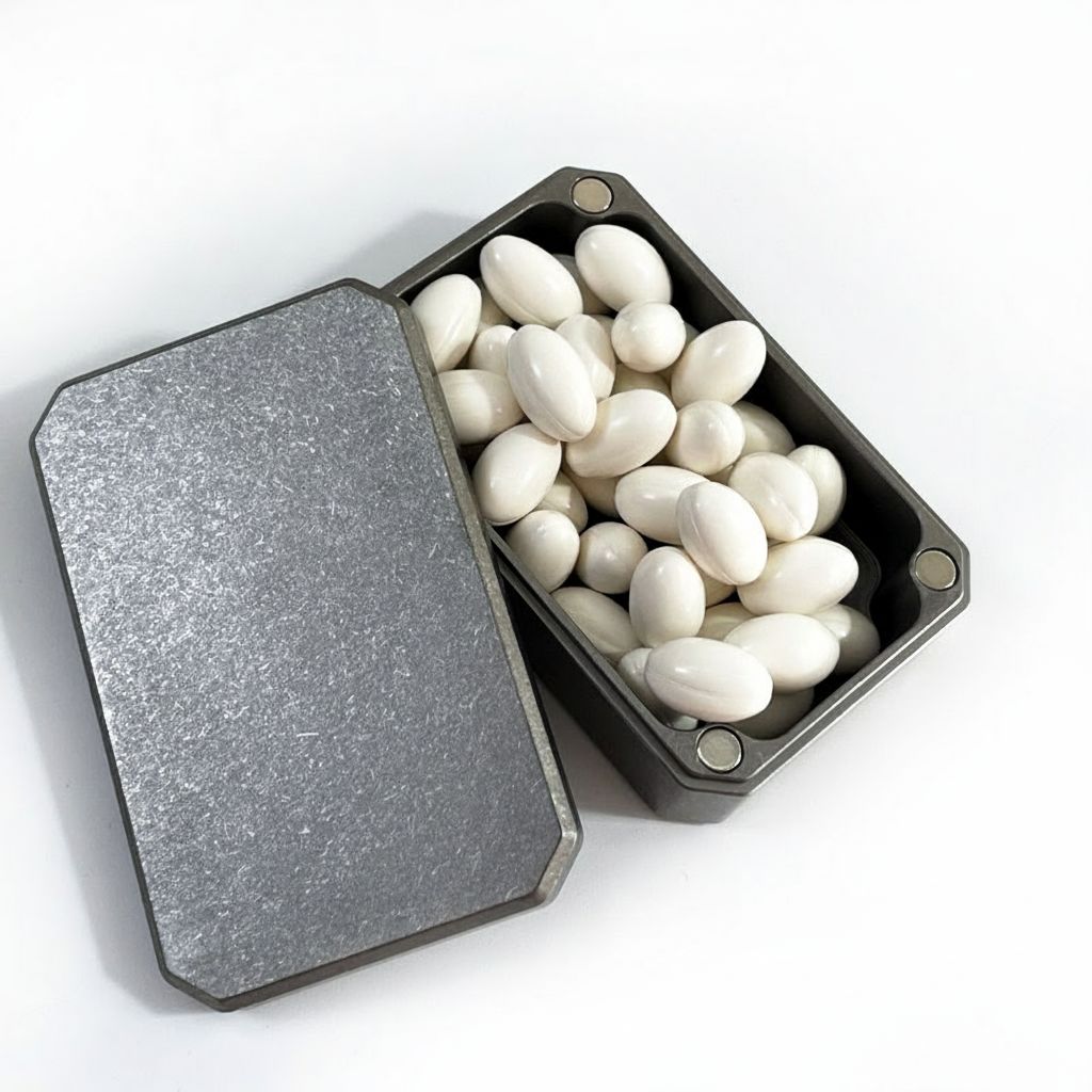 Titanium Magnetic Storage Box for EDC Gear and Daily Essentials