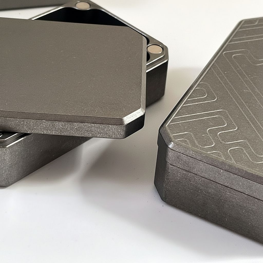 Titanium Magnetic Storage Box for EDC Gear and Daily Essentials