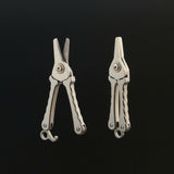 Titanium Nose Hair Scissors – Precision Micro Grooming Tool for Everyday Carry