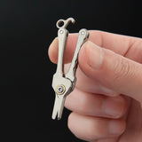 Titanium Nose Hair Scissors – Precision Micro Grooming Tool for Everyday Carry