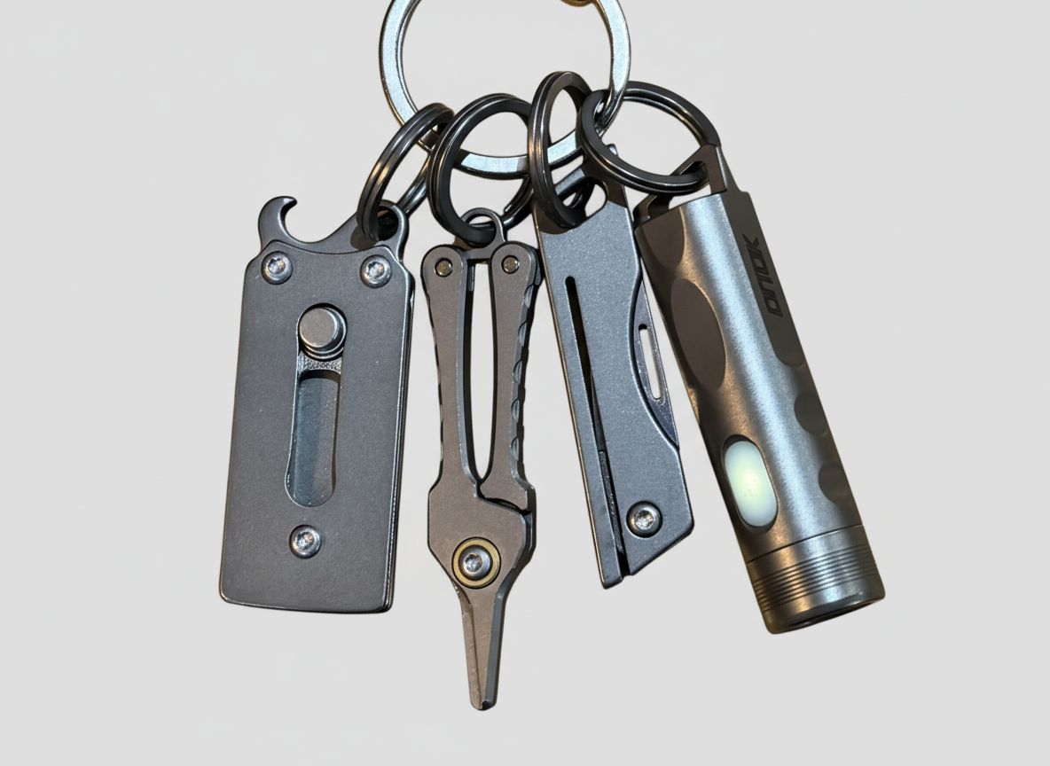 Titanium Nose Hair Scissors – Precision Micro Grooming Tool for Everyday Carry