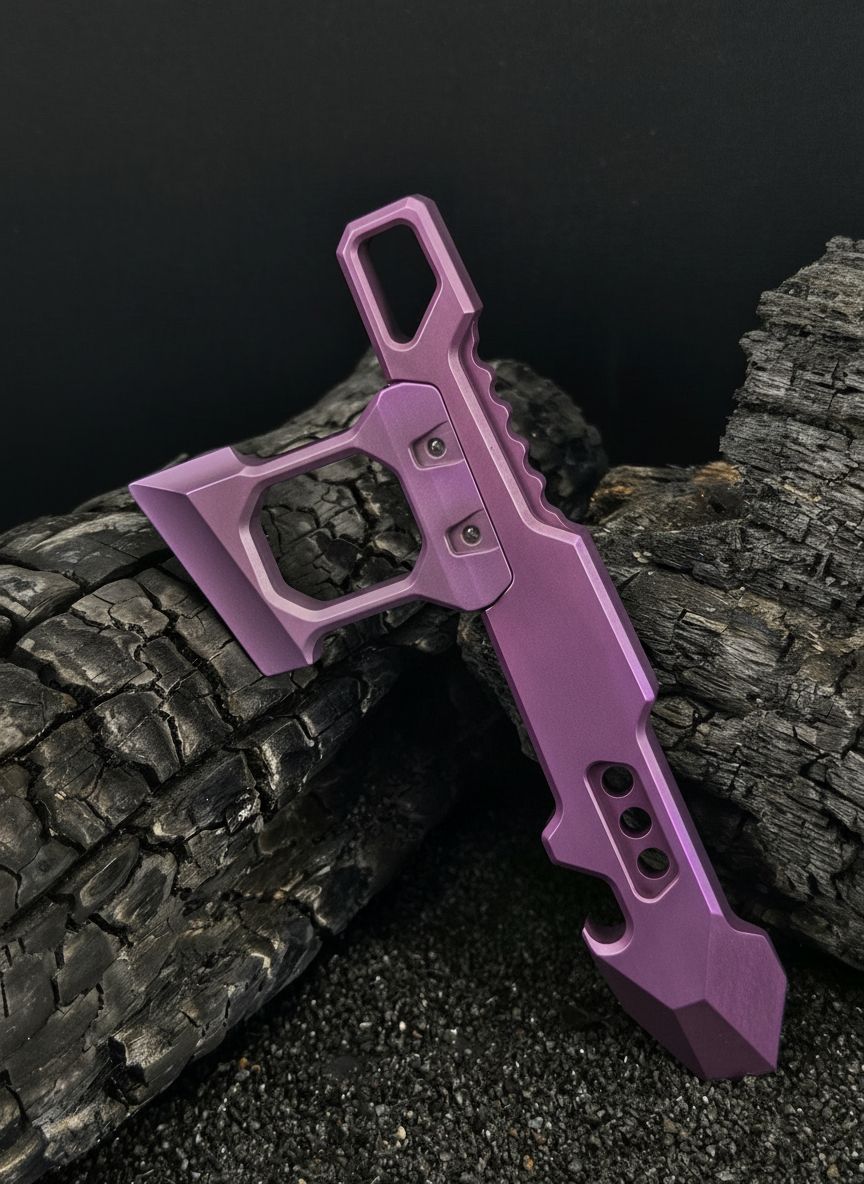 Titanium Modular EDC Pry Bar and Tactical Multi Tool with Removable Handle