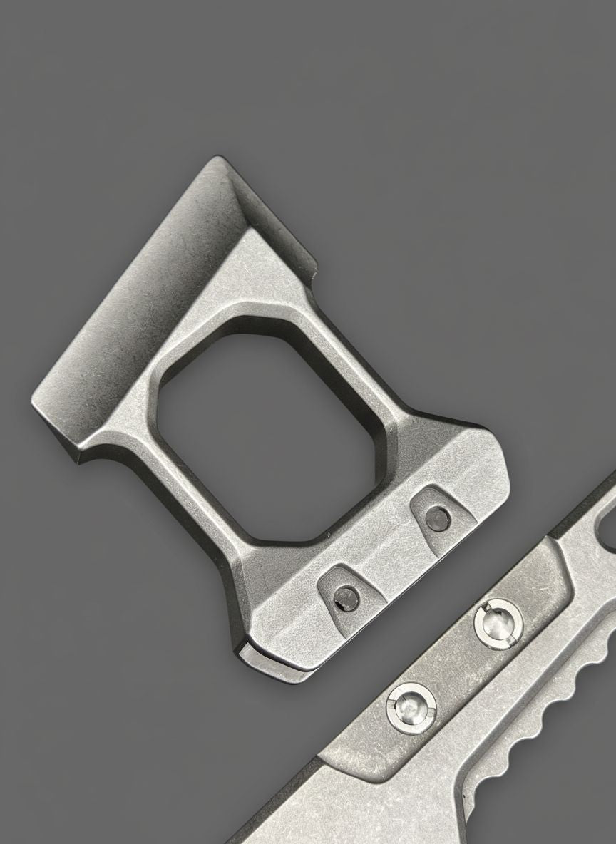 Titanium Modular EDC Pry Bar and Tactical Multi Tool with Removable Handle