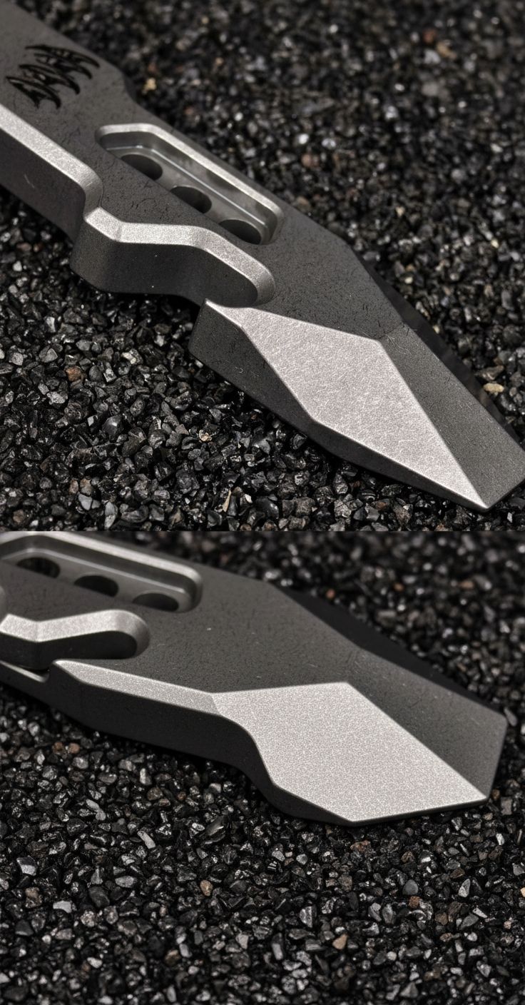 Titanium Modular EDC Pry Bar and Tactical Multi Tool with Removable Handle