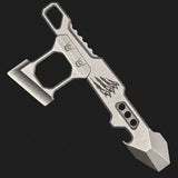 Titanium Modular EDC Pry Bar and Tactical Multi Tool with Removable Handle