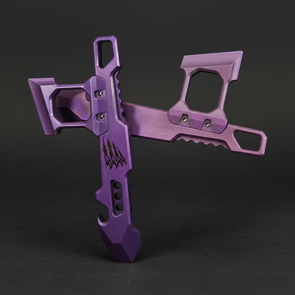 Titanium Modular EDC Pry Bar and Tactical Multi Tool with Removable Handle