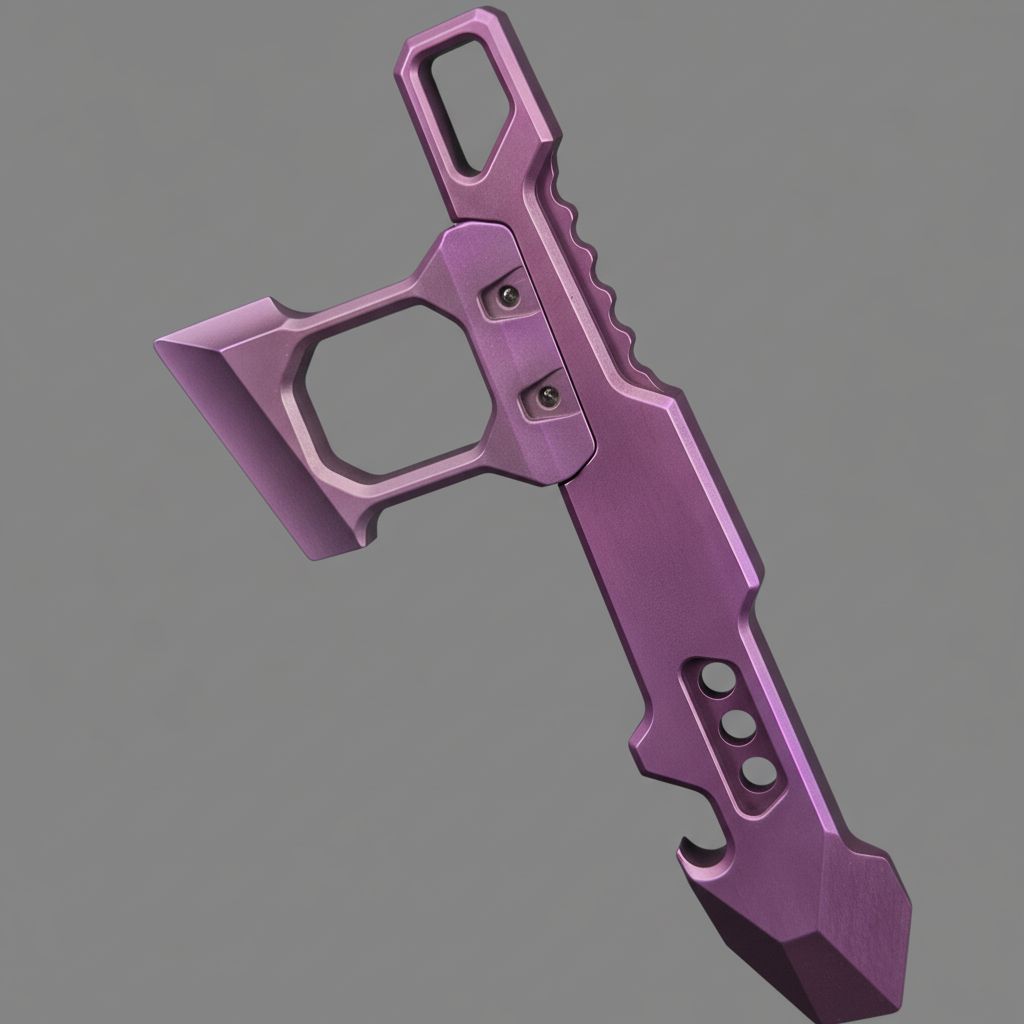 Titanium Modular EDC Pry Bar and Tactical Multi Tool with Removable Handle