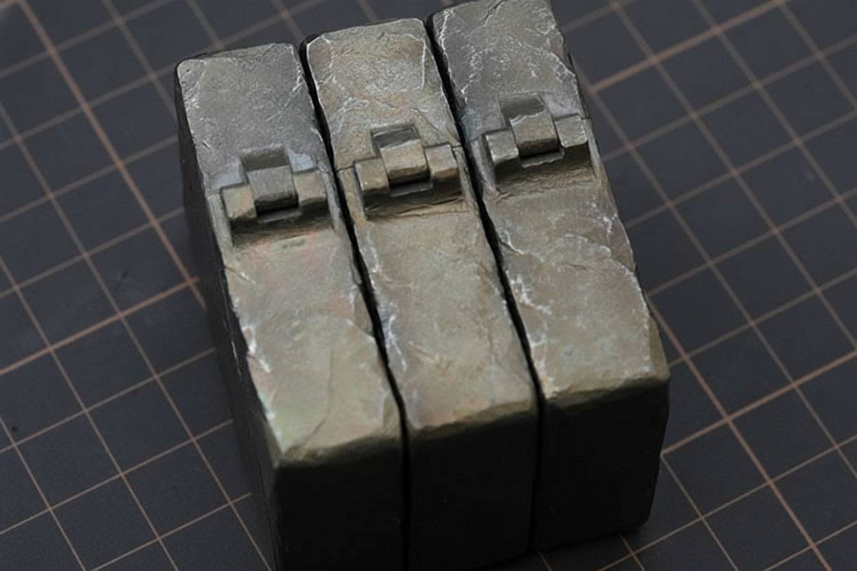 Titanium Alloy Handcrafted Stone-Texture Feather Lighter Case