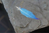 Titanium Alloy Handcrafted Stone-Texture Feather Lighter Case