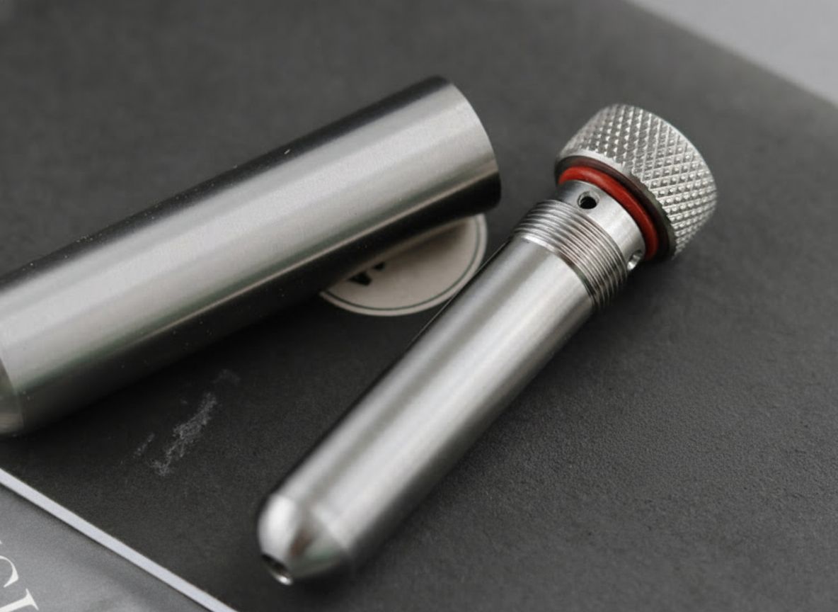 Titanium Alloy TC4 Portable Inhaler Case