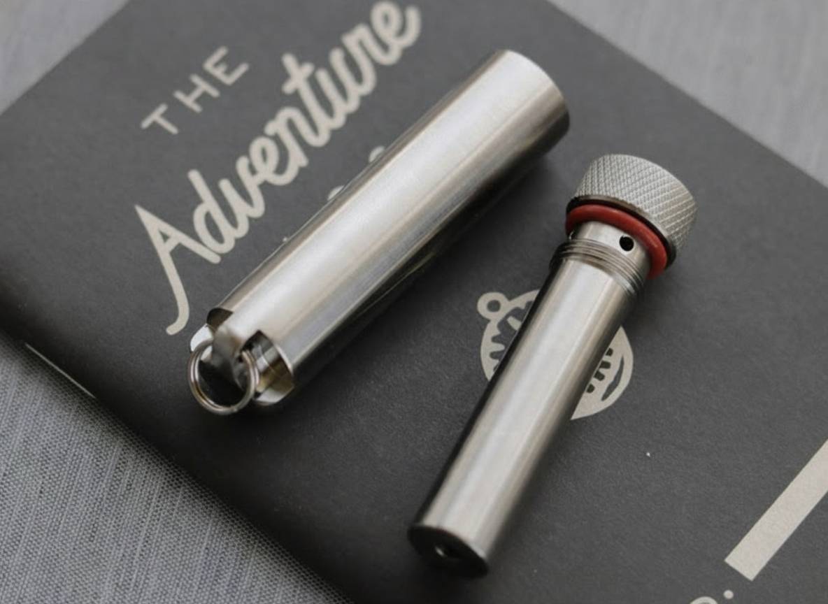 Titanium Alloy TC4 Portable Inhaler Case