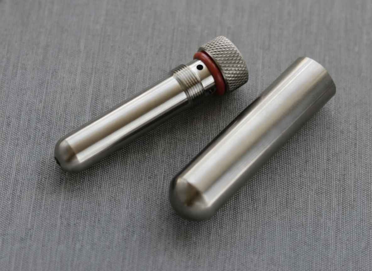 Titanium Alloy TC4 Portable Inhaler Case