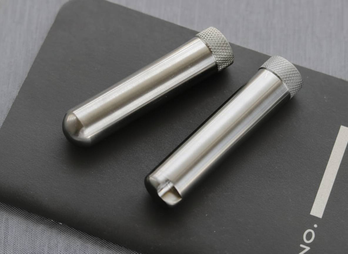 Titanium Alloy TC4 Portable Inhaler Case