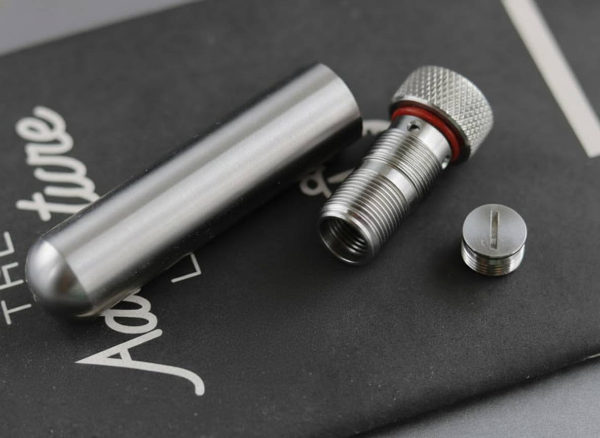 Titanium Alloy TC4 Portable Inhaler Case