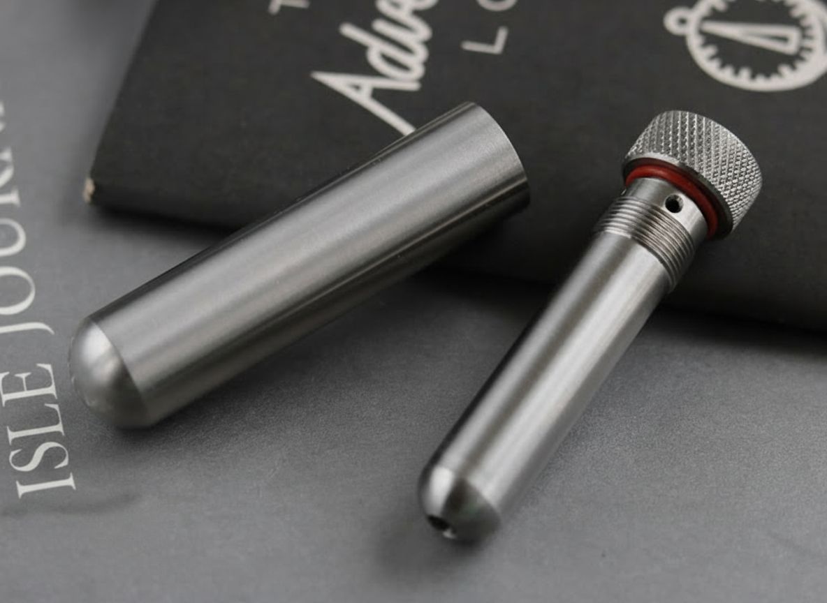 Titanium Alloy TC4 Portable Inhaler Case