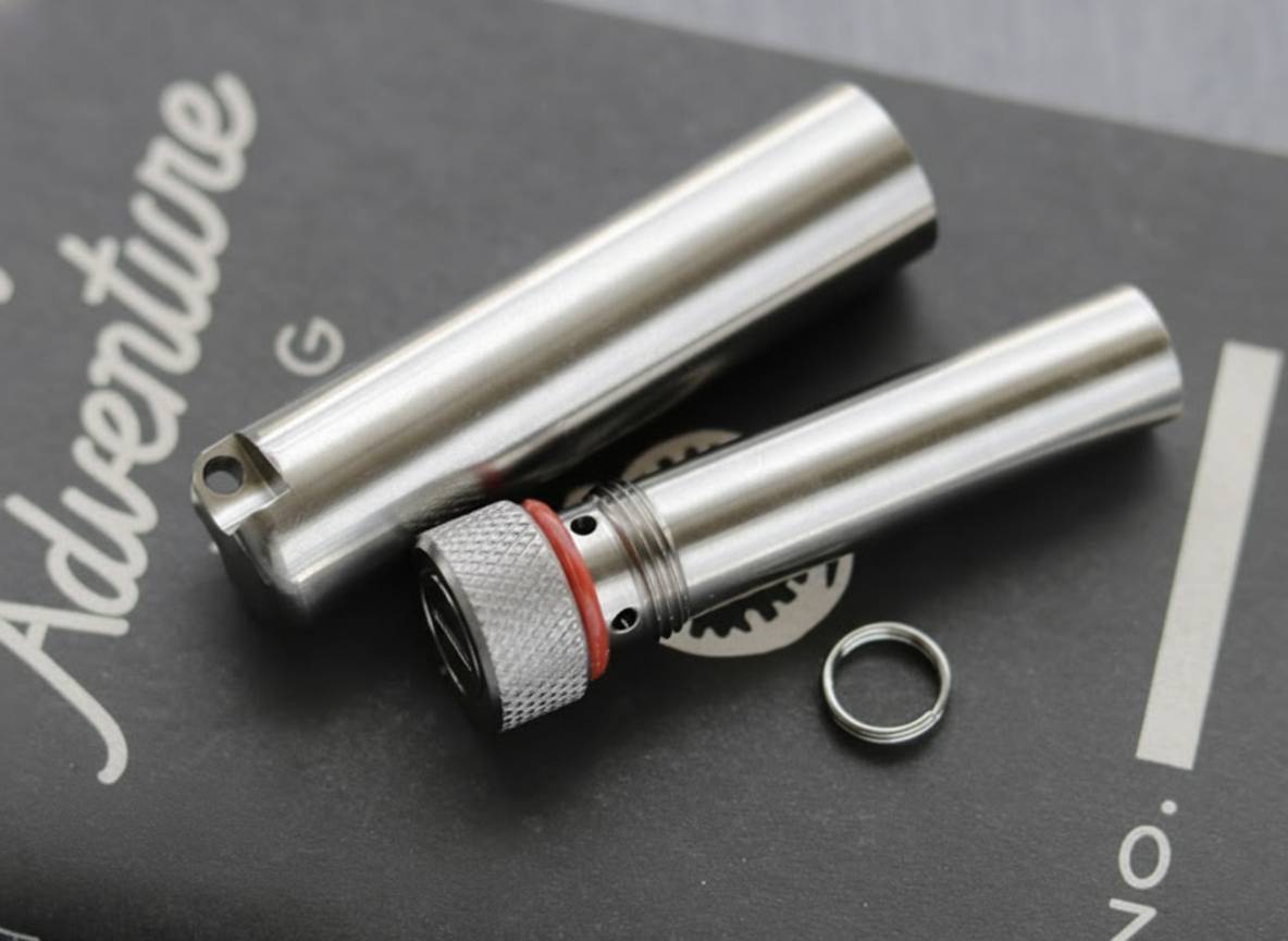 Titanium Alloy TC4 Portable Inhaler Case