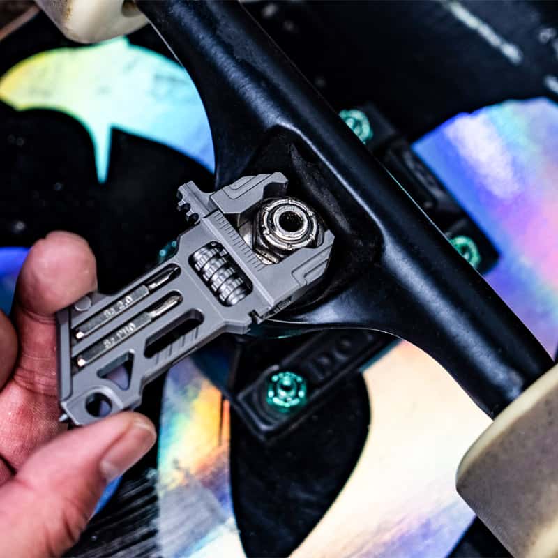 Titanium EDC Adjustable Pocket Tool Compact Multi-Use Wrench