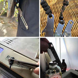 Titanium EDC Tactical Comb – Compact Beard and Hair Tool