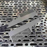 Titanium EDC Tactical Comb – Compact Beard and Hair Tool