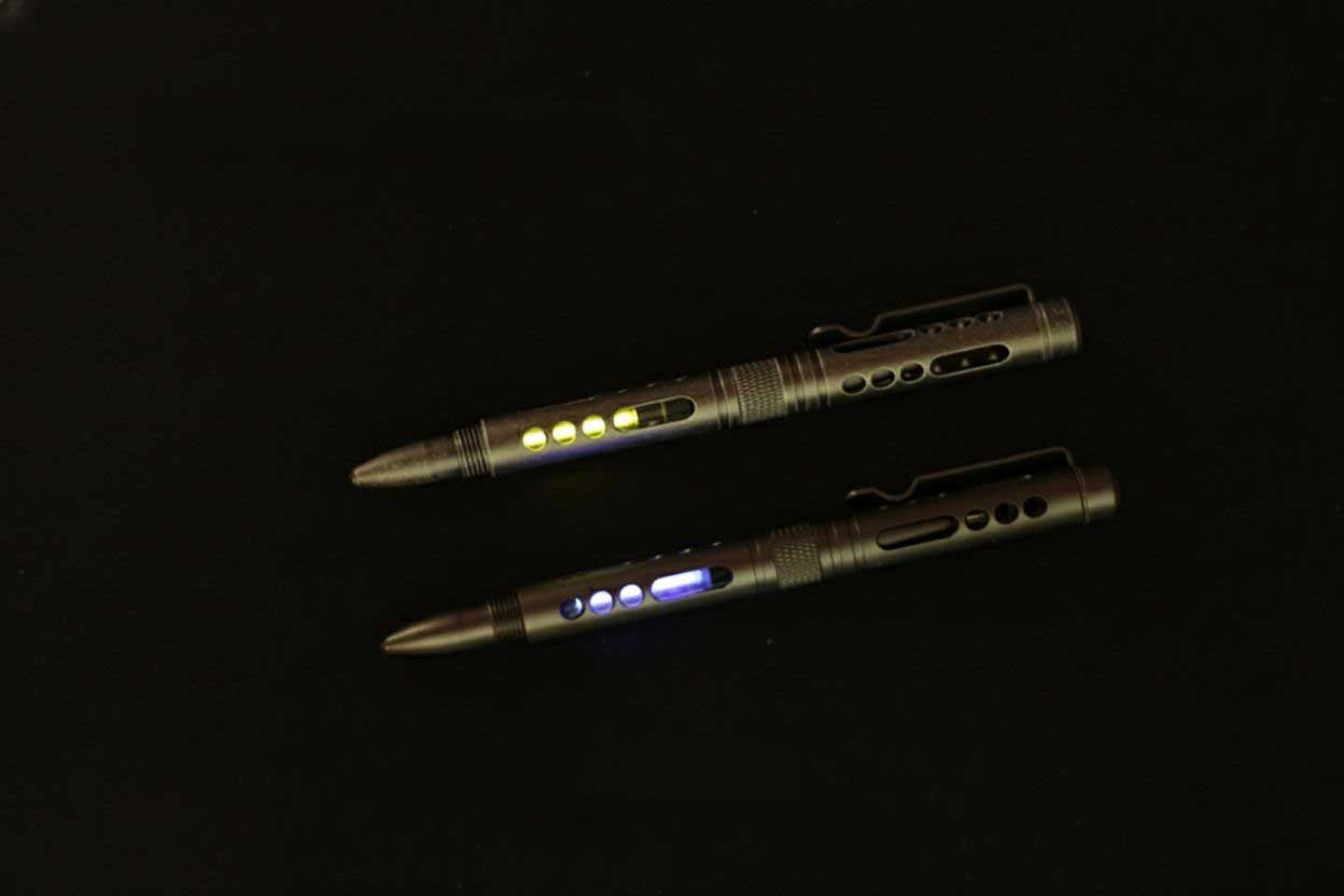 Tritium Tactical Pen Compact EDC Tool with Tungsten Tip and Aluminum Alloy Body