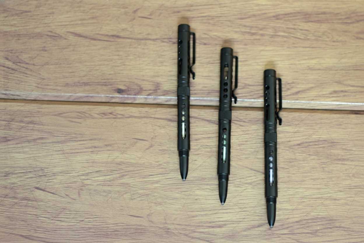 Tritium Tactical Pen Compact EDC Tool with Tungsten Tip and Aluminum Alloy Body